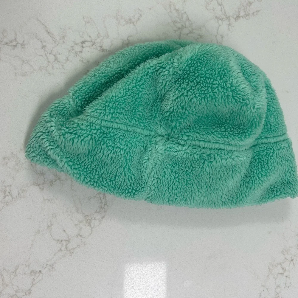 North Face Fuzzy Cap Youth Medium Mint Green